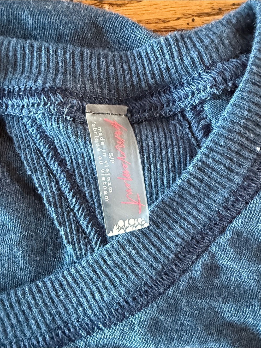 FP Movement by Free People Deep Blue Long Sleeve Crewneck Top - Picture 5 of 5